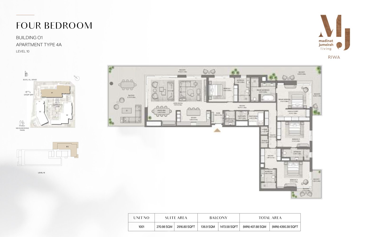 Riwa at MJL Floor Plan