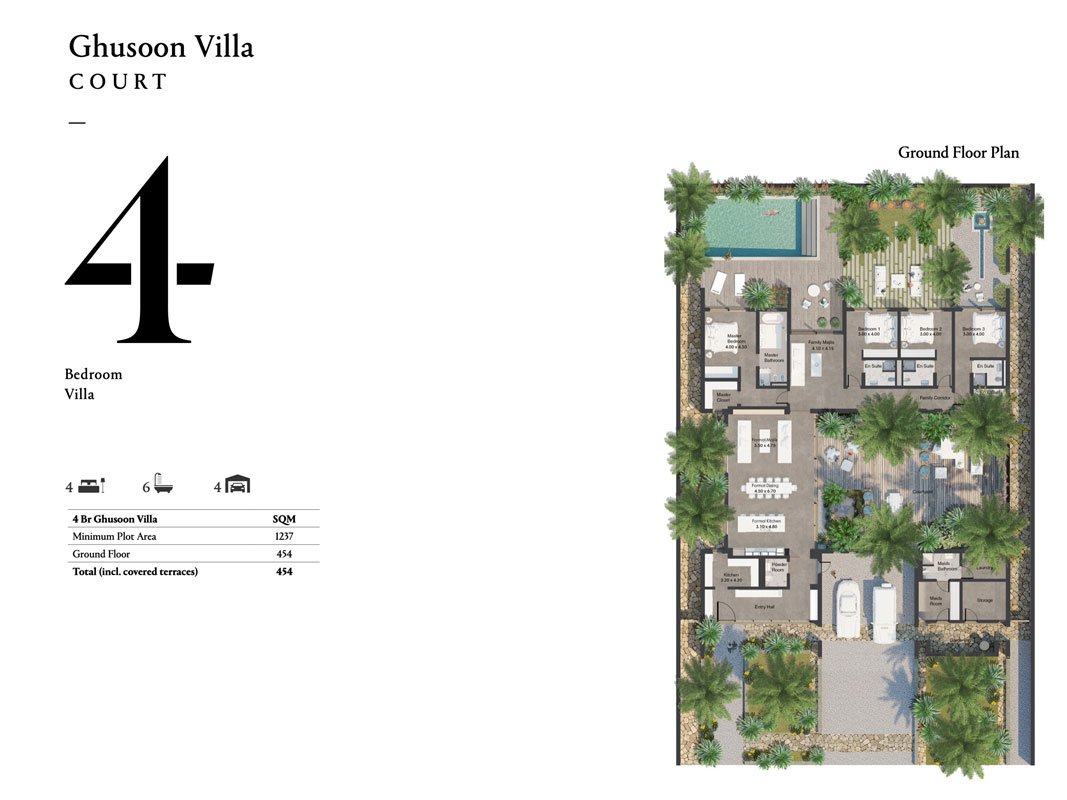 AlJurf Ghusoon Villas Floor Plan