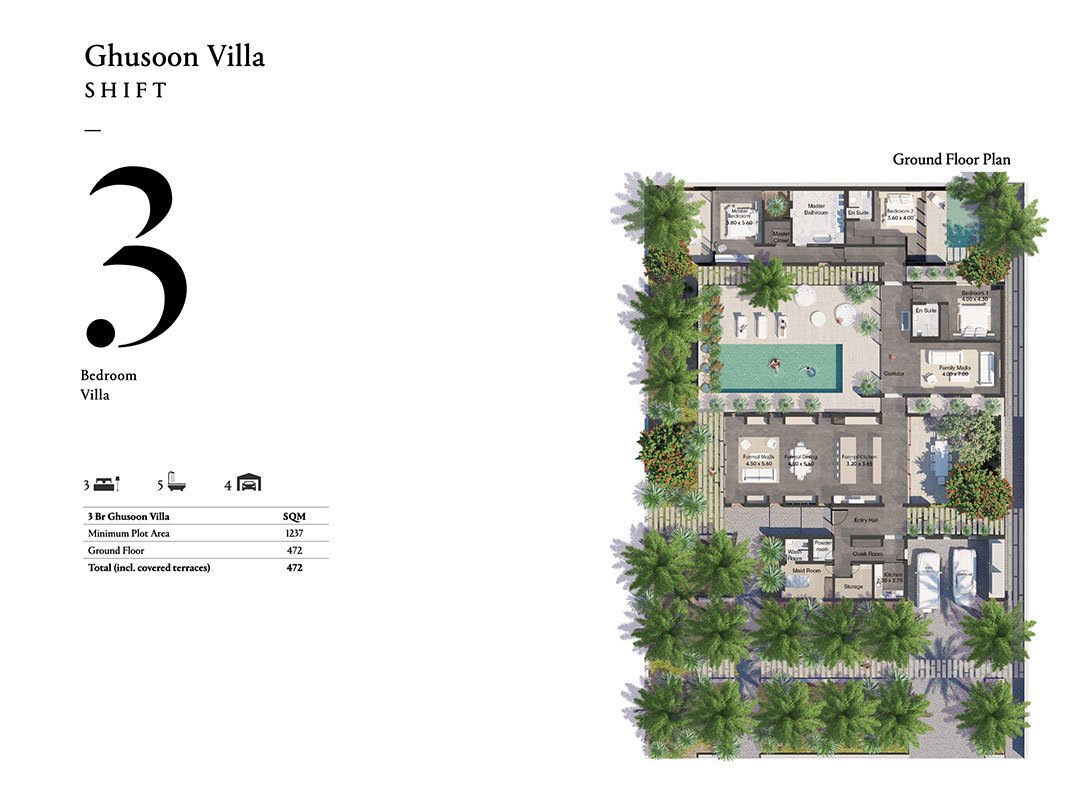 AlJurf Ghusoon Villas Floor Plan