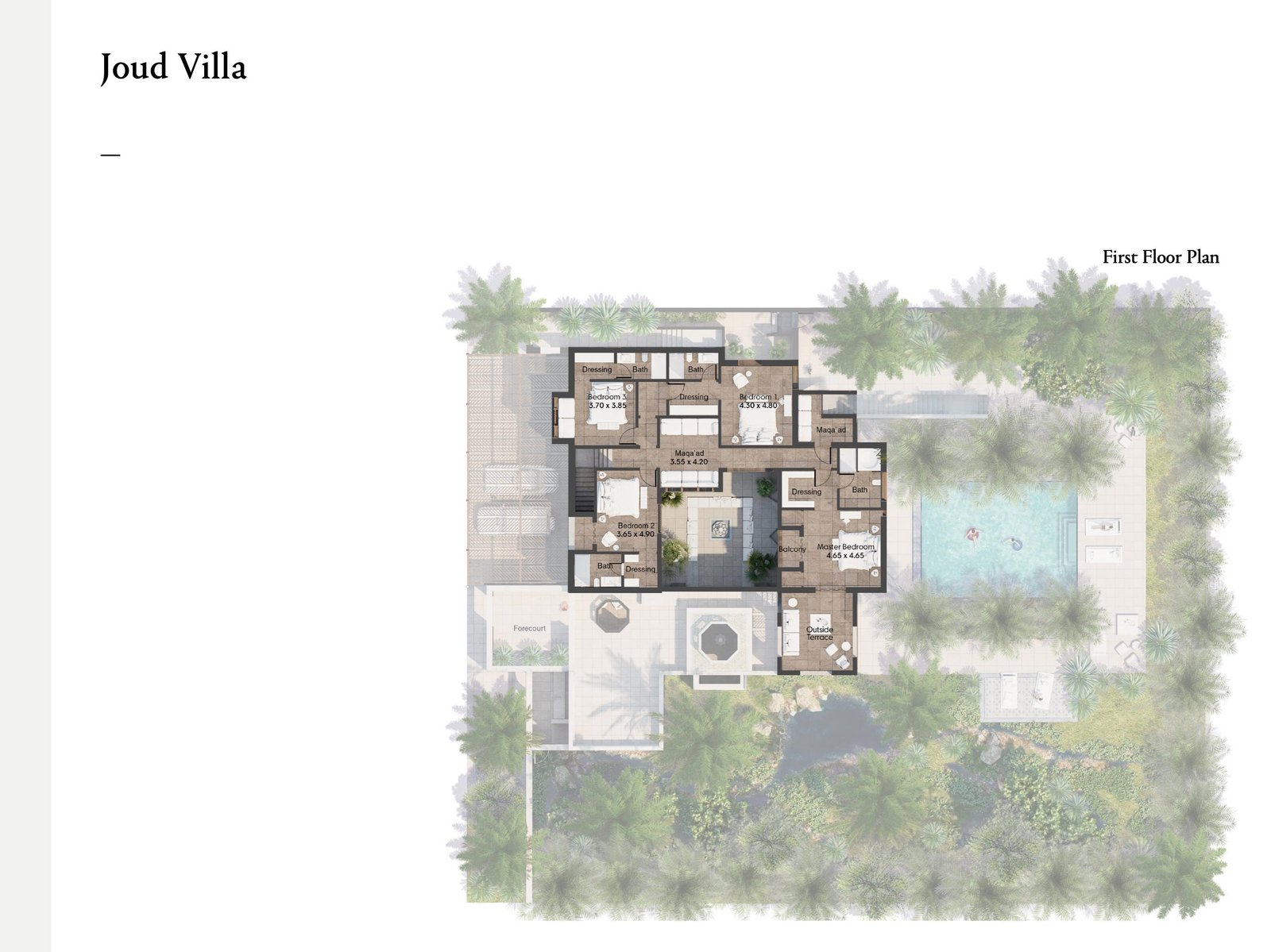AlJurf Joud Villas Floor Plan