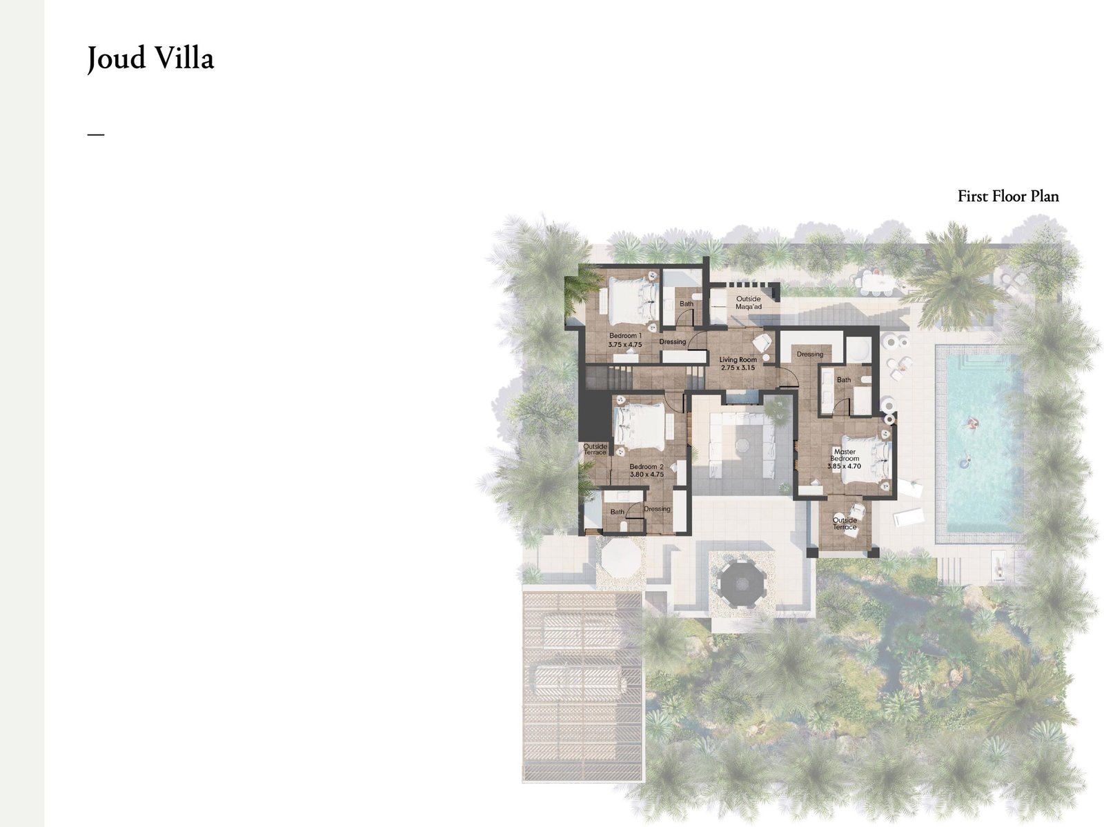 AlJurf Joud Villas Floor Plan