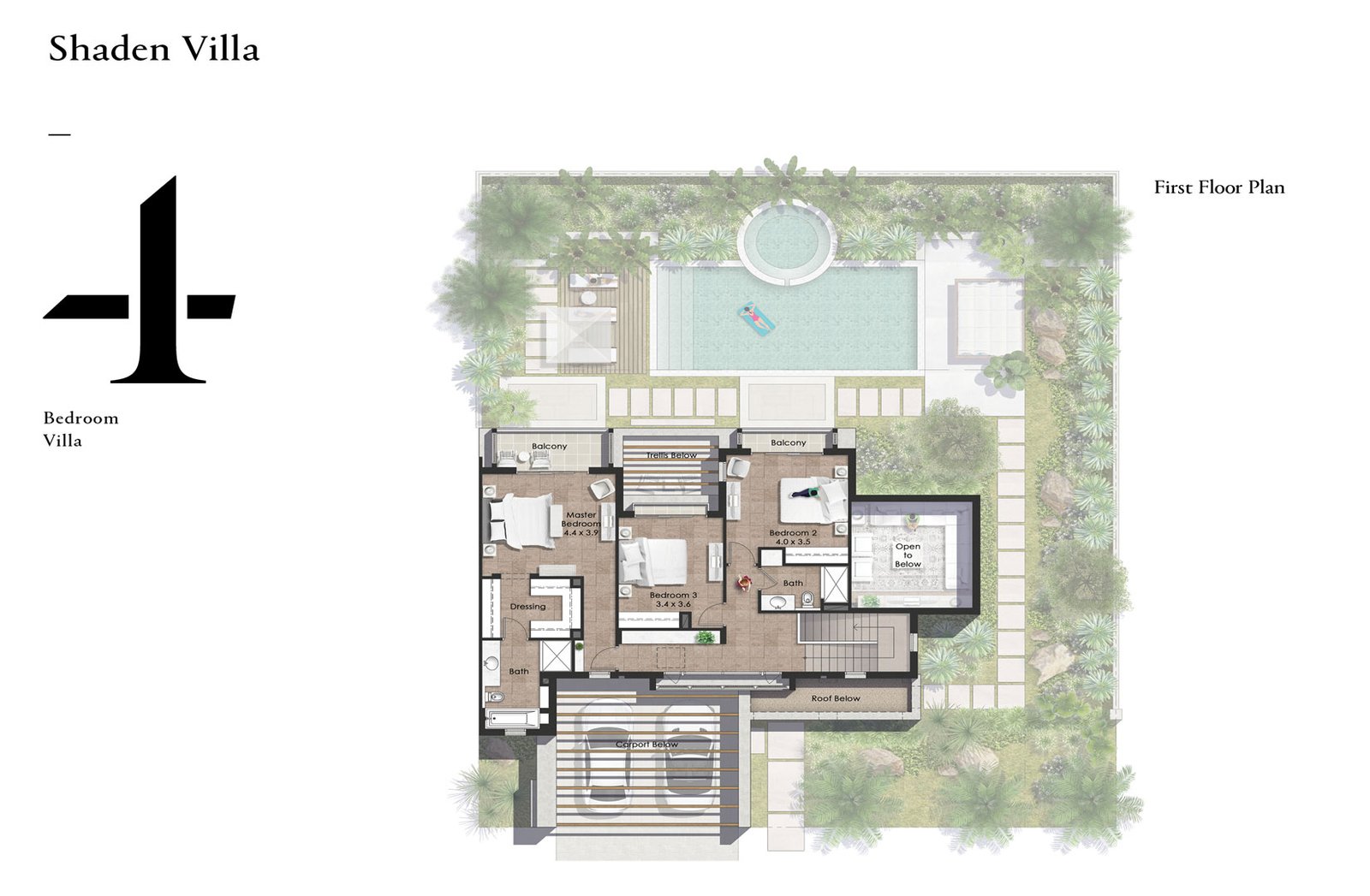 AlJurf Shaden Villas Floor Plan