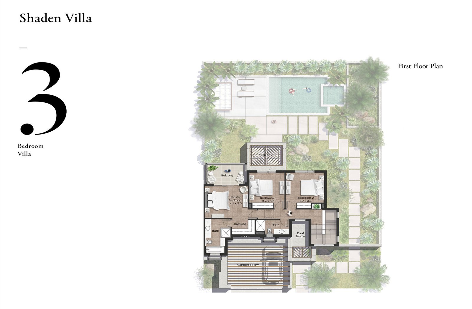 AlJurf Shaden Villas Floor Plan