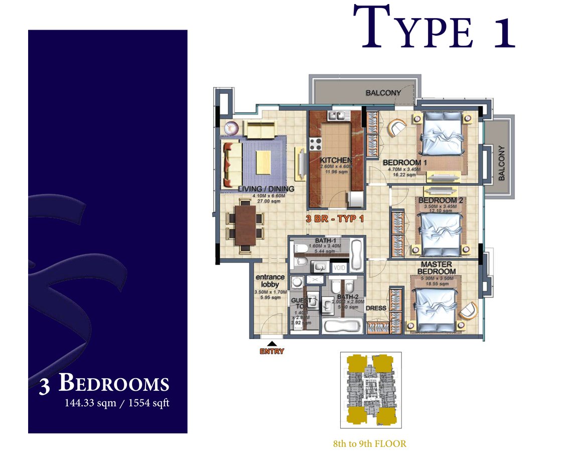 Durar 1 Floor Plan