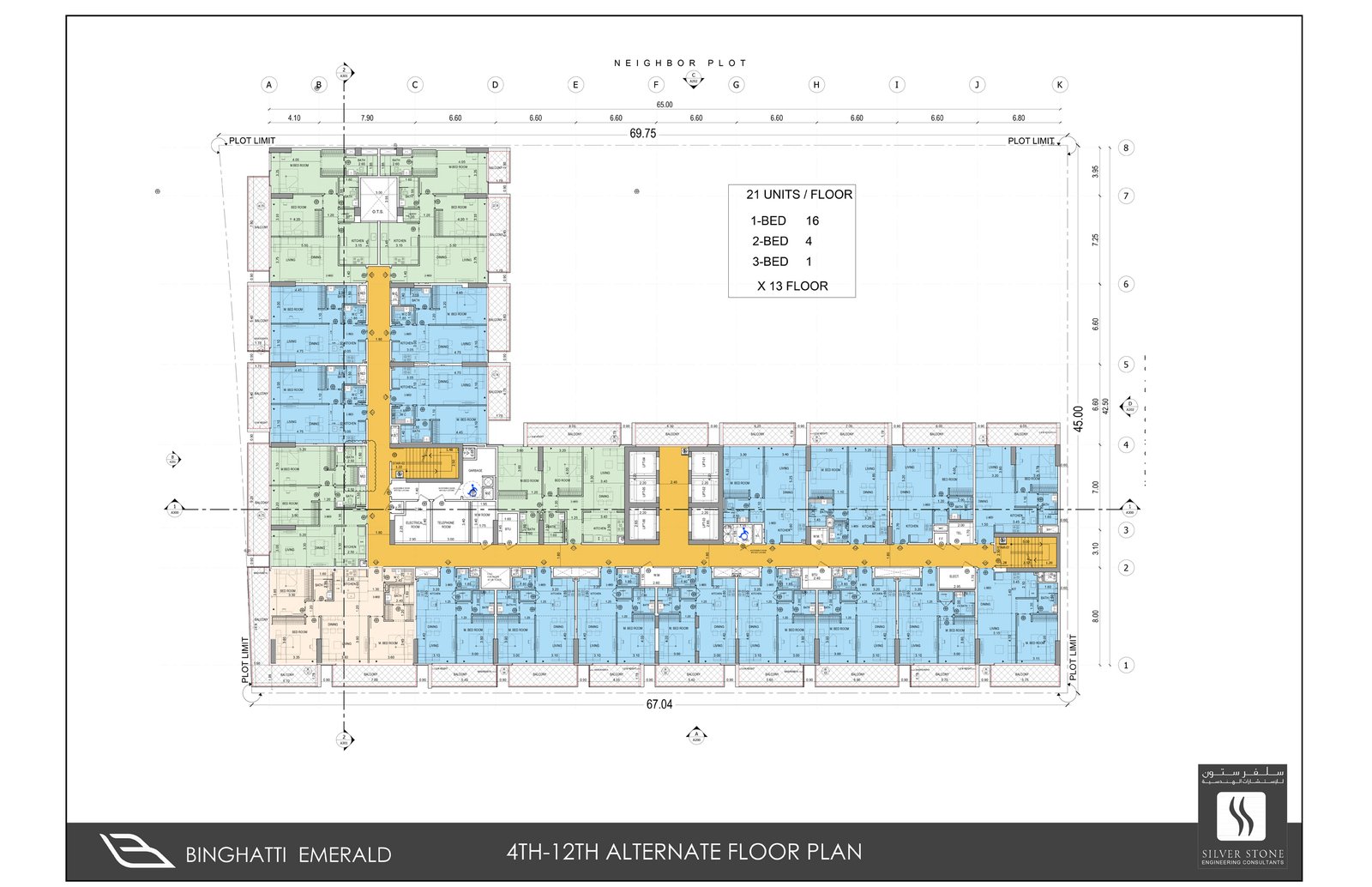 Binghatti Emerald Floor Plan