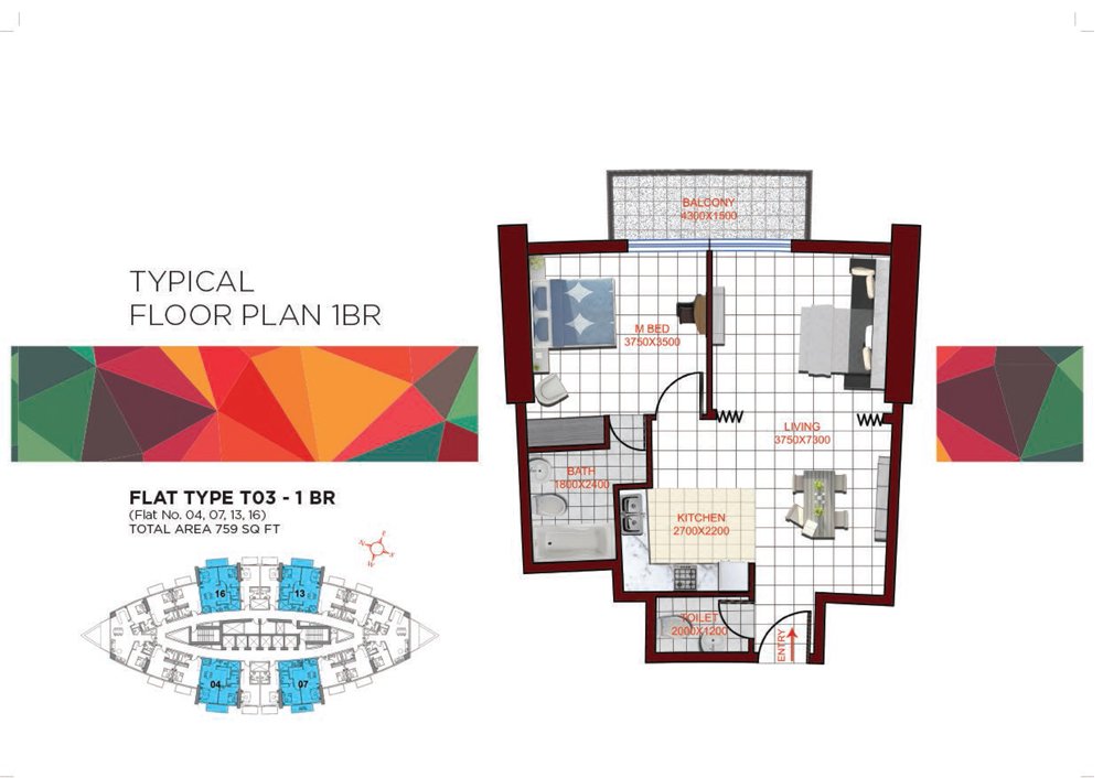 Danube Miraclz Floor Plan
