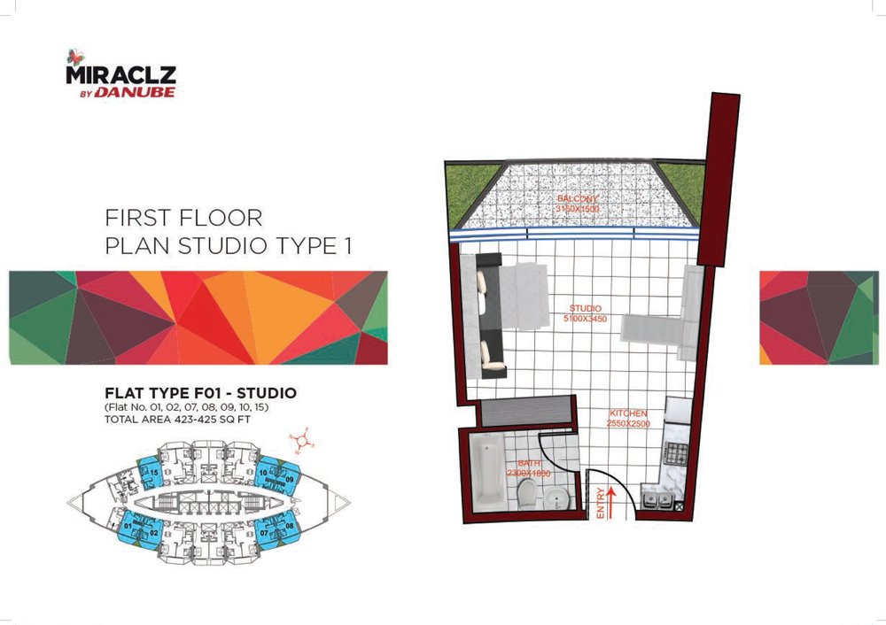 Danube Miraclz Floor Plan