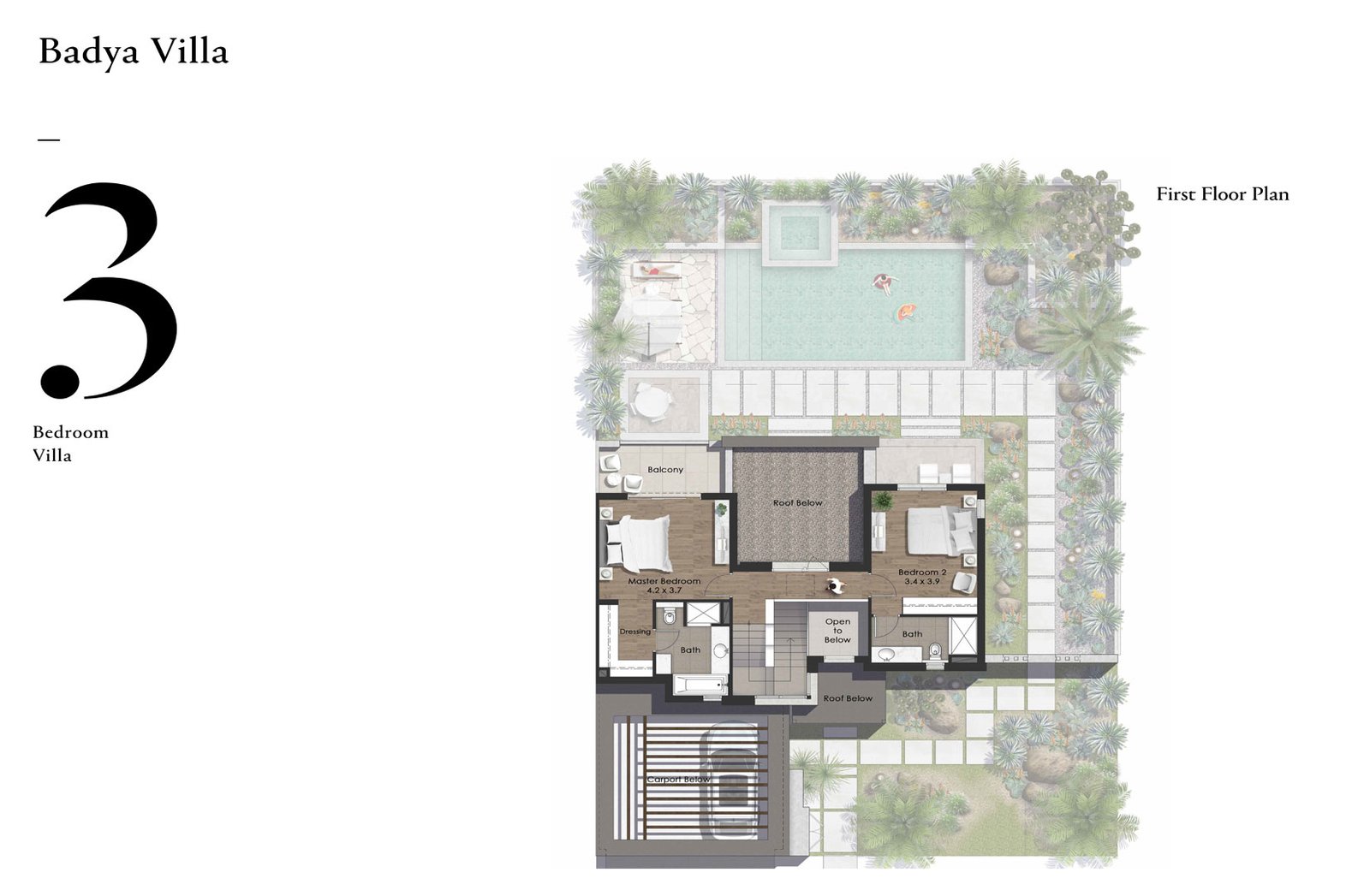 AlJurf Badya Villas Floor Plan