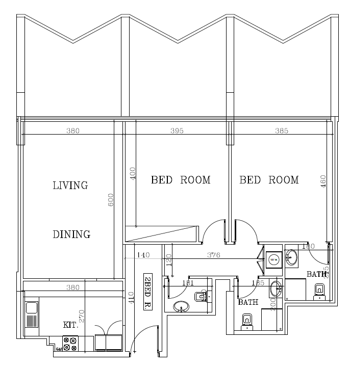 Binghatti Stars Floor Plan