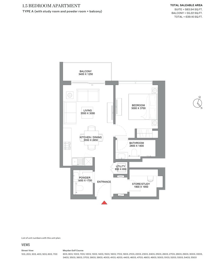 330 Riverside Crescent Floor Plan