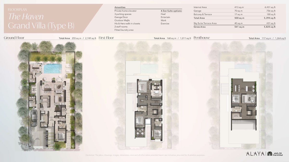 Alaya Villas Floor Plan
