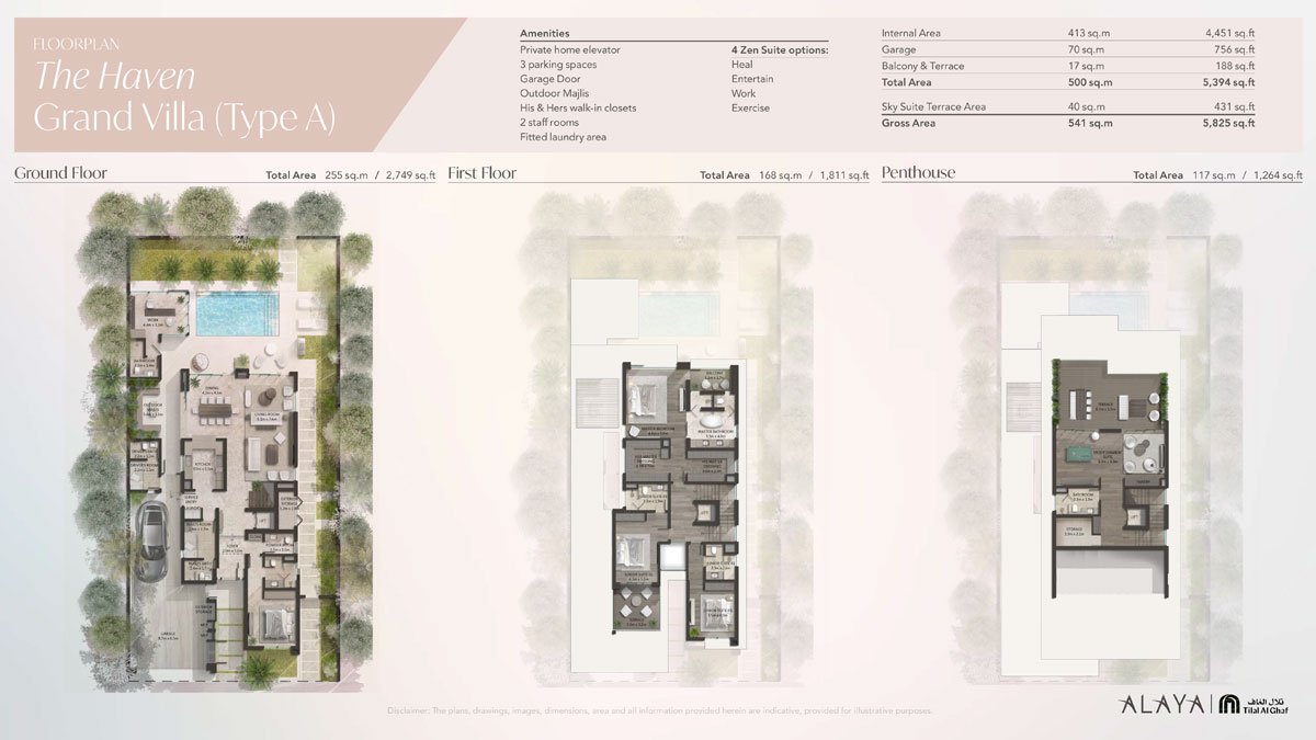 Alaya Villas Floor Plan