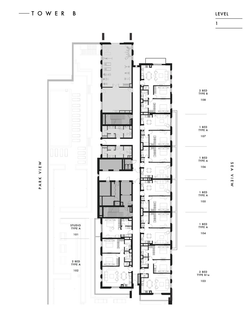 Aldar Reflection Towers Floor Plan