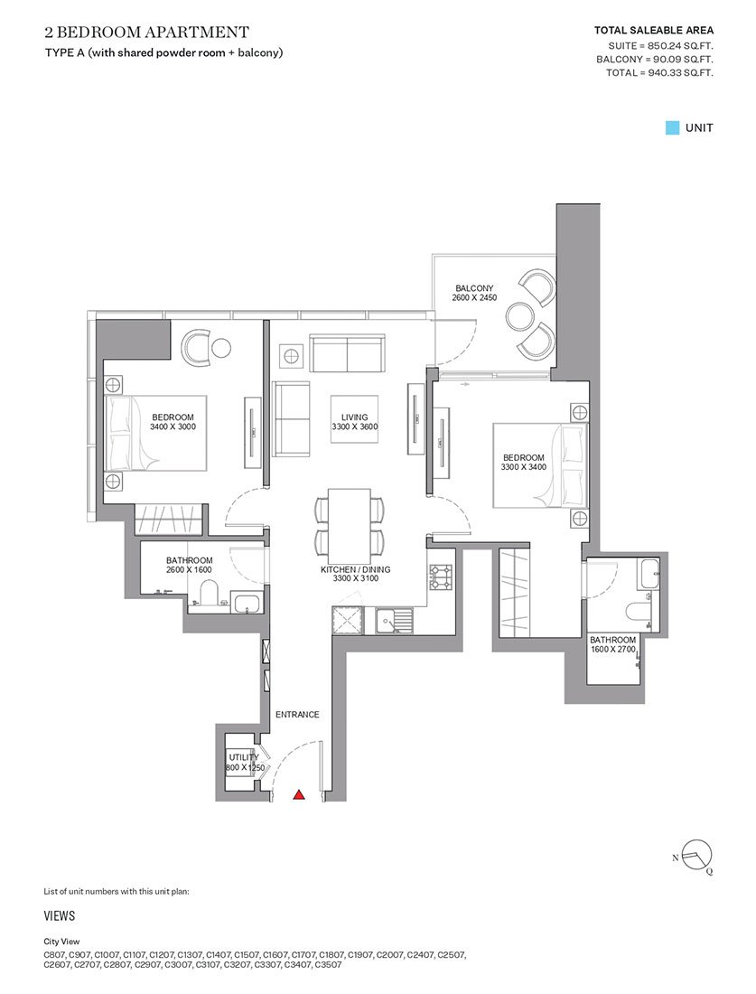 Sobha Skyscape Aura Floor Plan