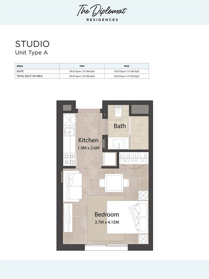 The Diplomat Residences Floor Plan