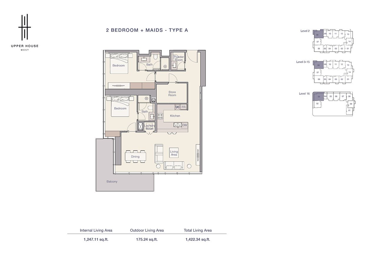 Ellington Upper House Floor Plan