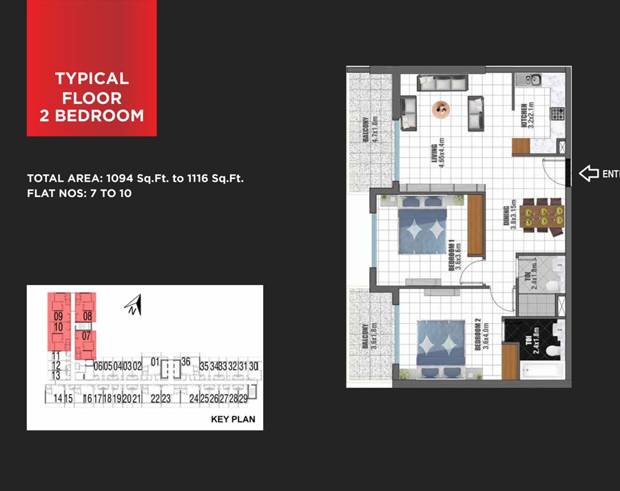 Danube Jewelz Floor Plan