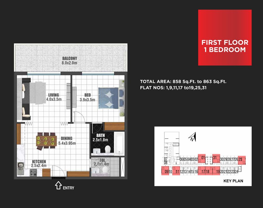 Danube Jewelz Floor Plan
