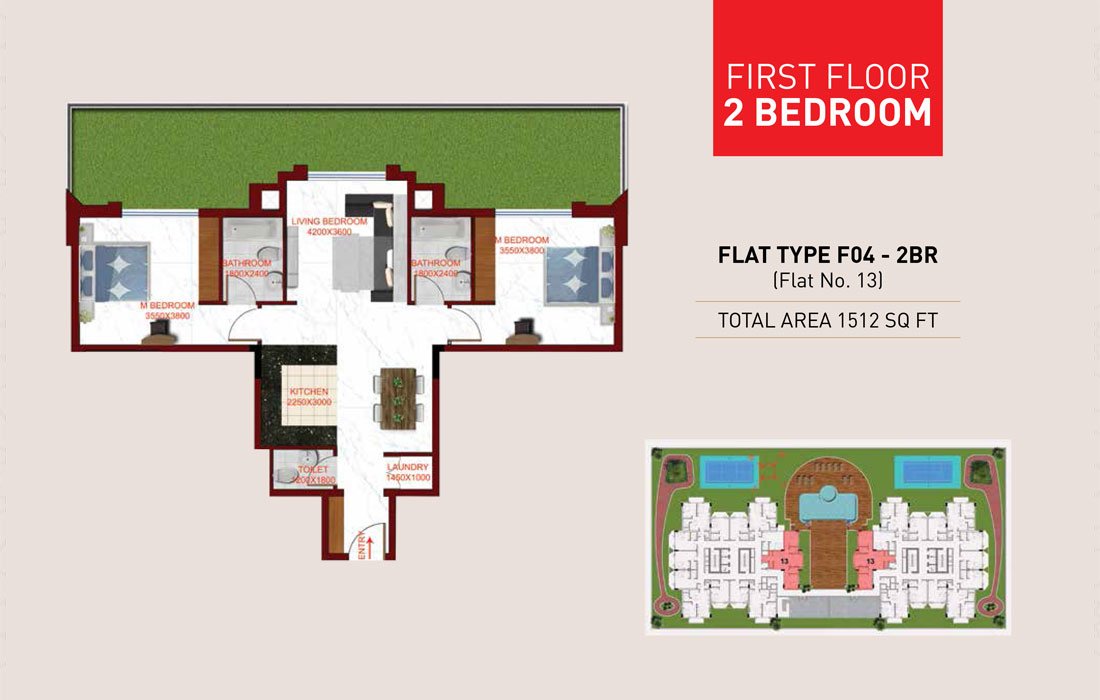 Glamz Residence Floor Plan
