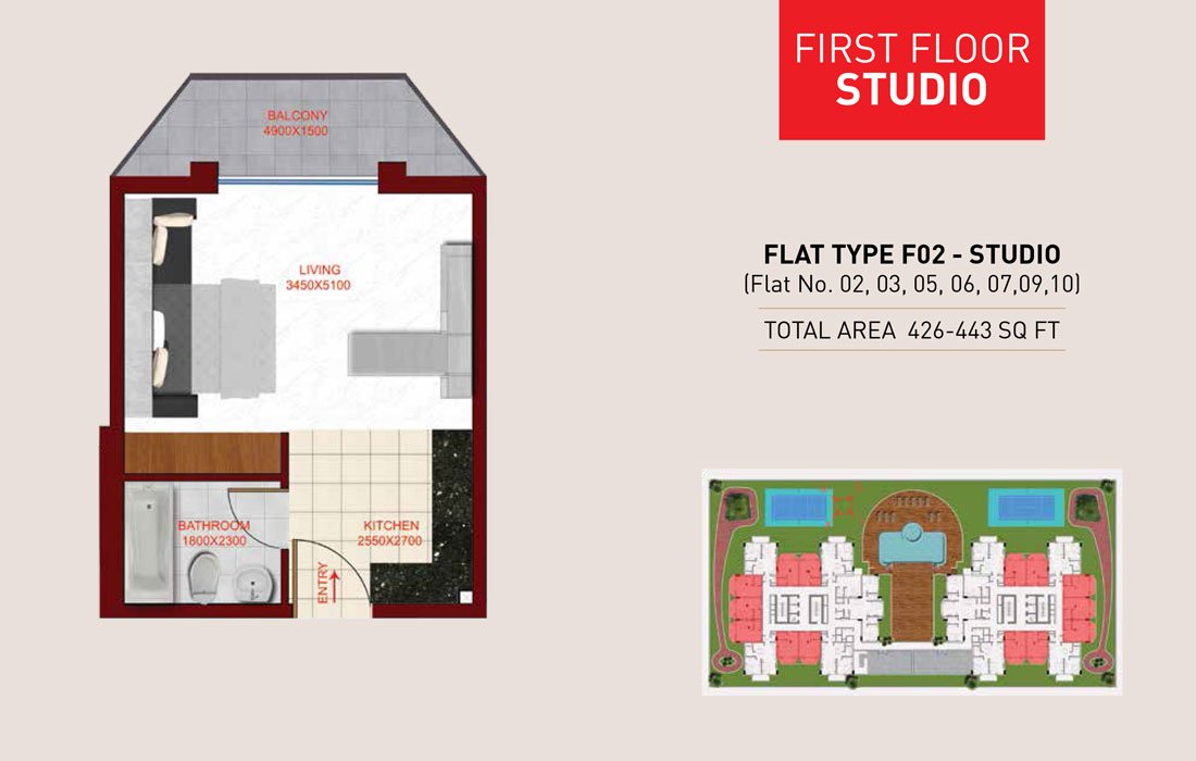 Glamz Residence Floor Plan