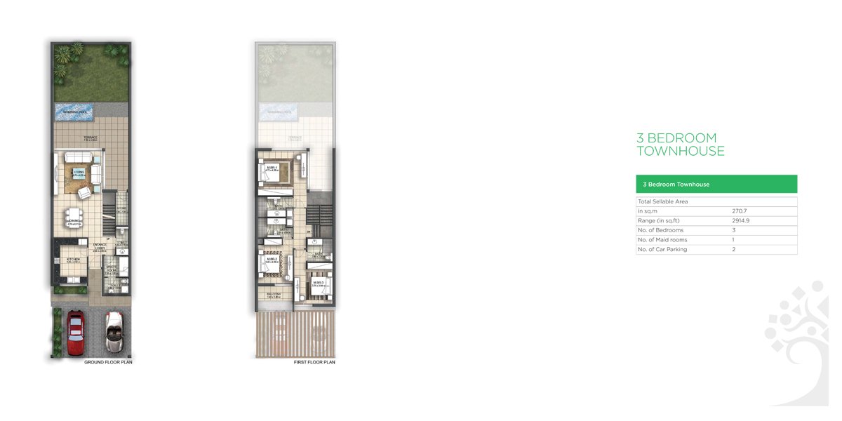 Faya Townhouses Floor Plan