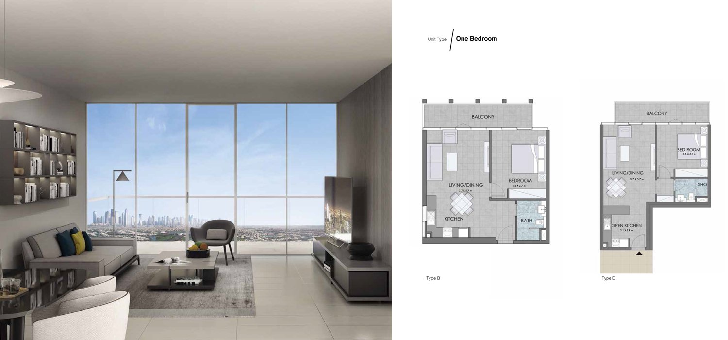 Bloom Towers JVC Floor Plan