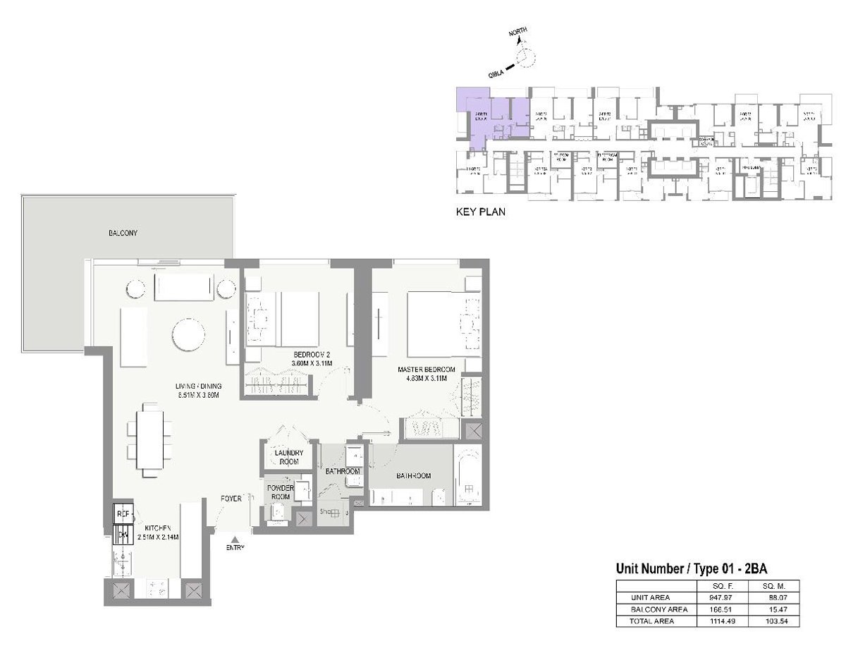 Marasi Riverside Floor Plan