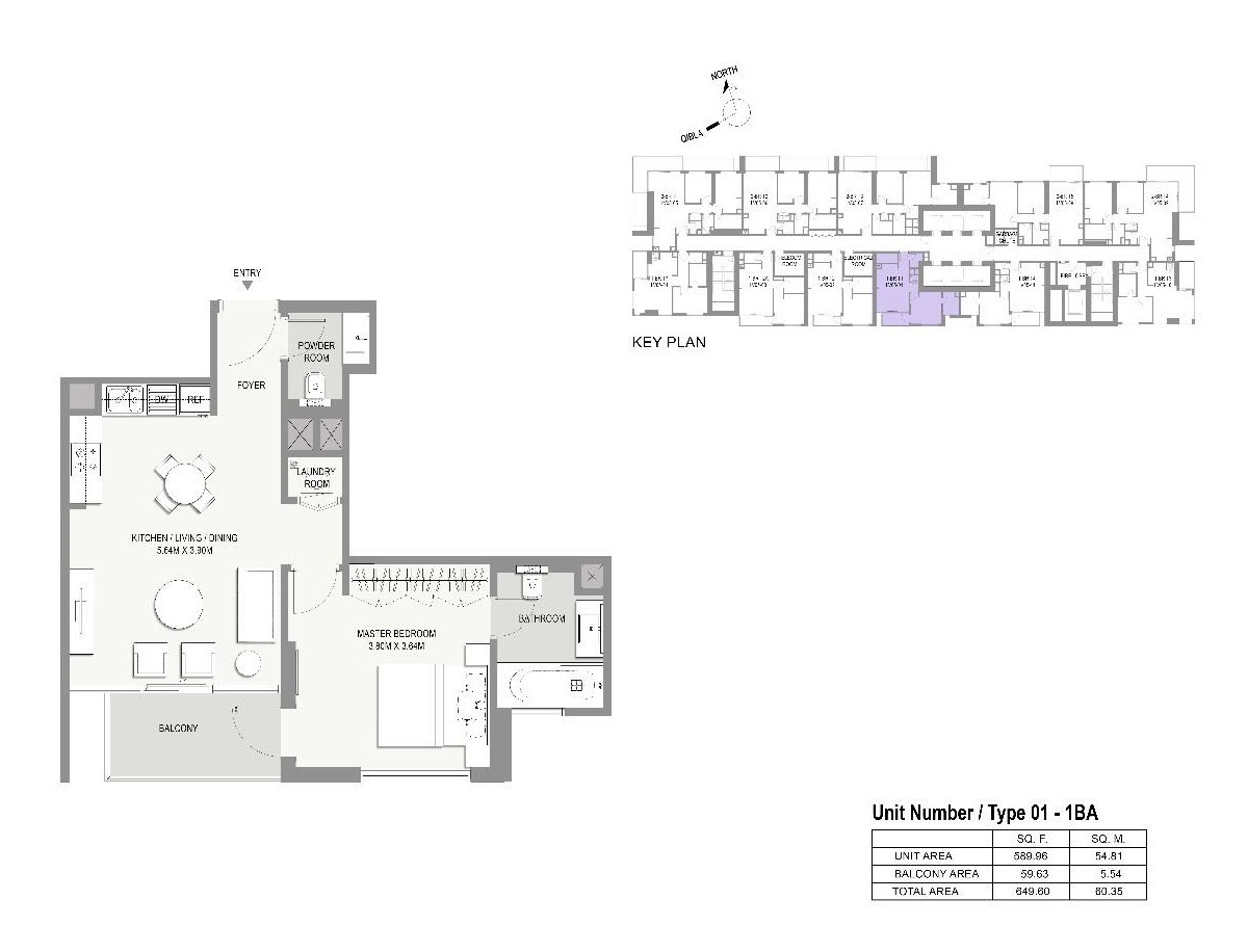 Marasi Riverside Floor Plan