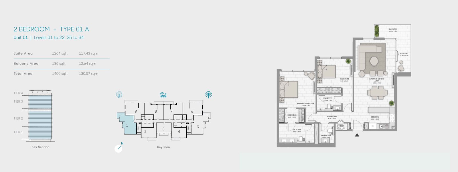 La Vie JBR Floor Plan