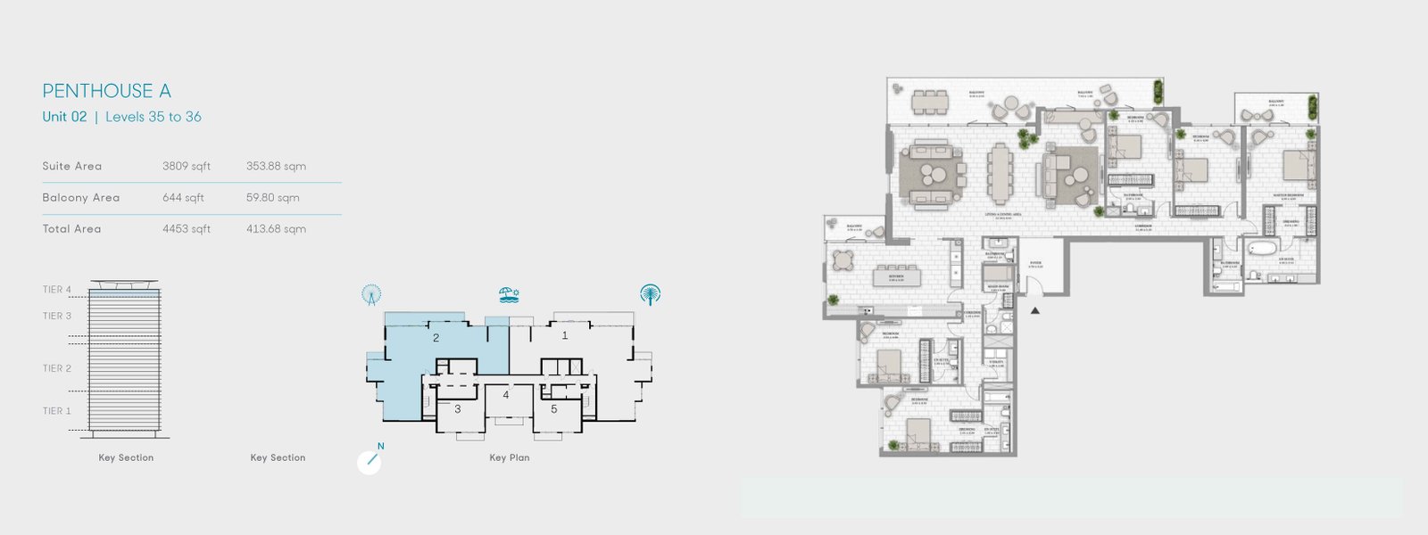 La Vie JBR Floor Plan
