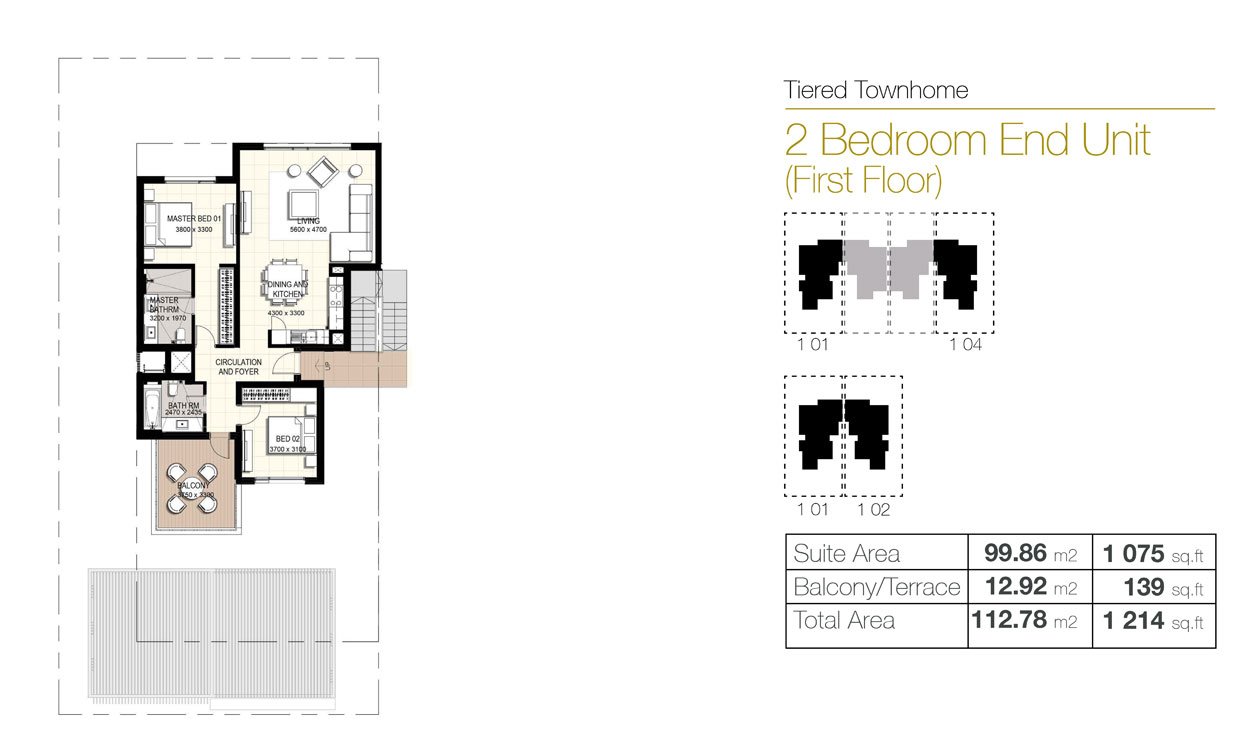 Urbana 3 Floor Plan