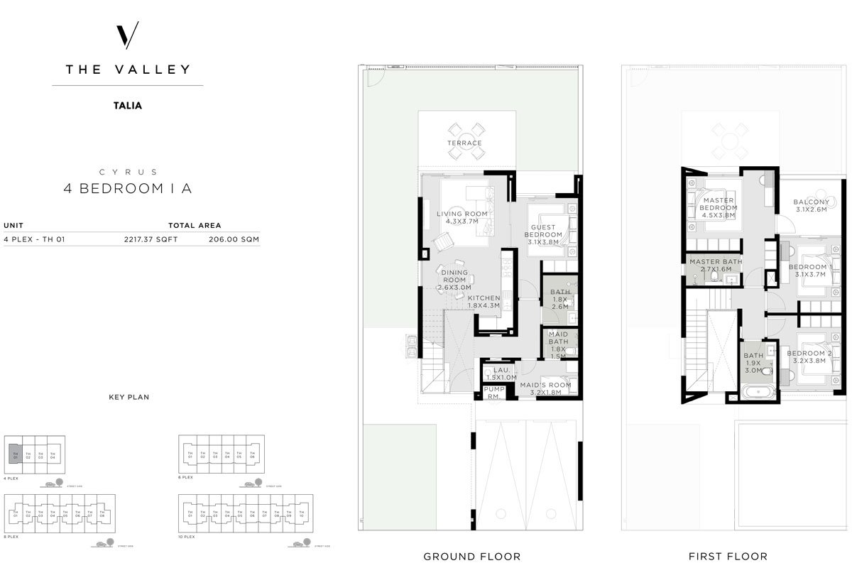 Talia The Valley Floor Plan