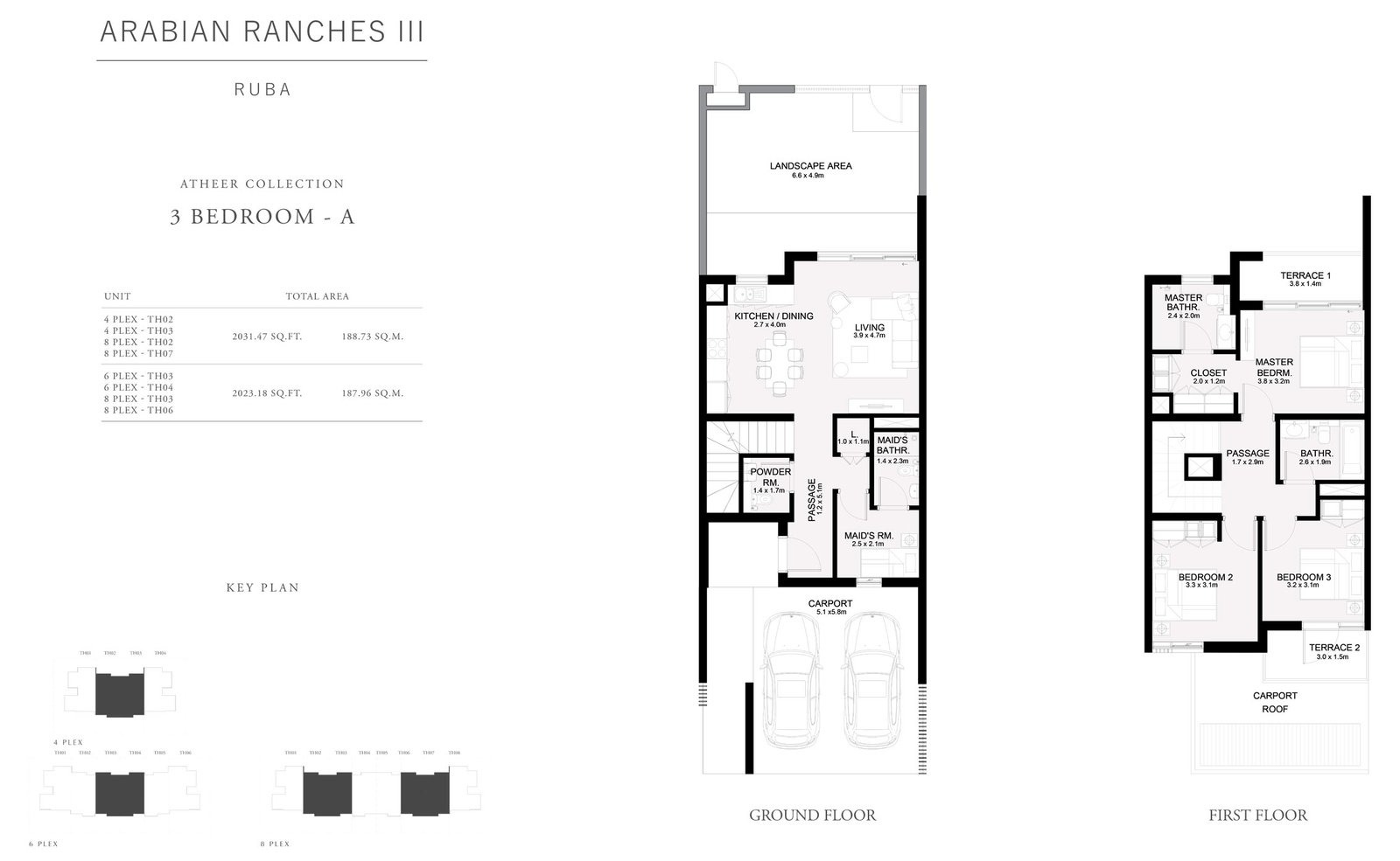 Ruba Townhouses Floor Plan