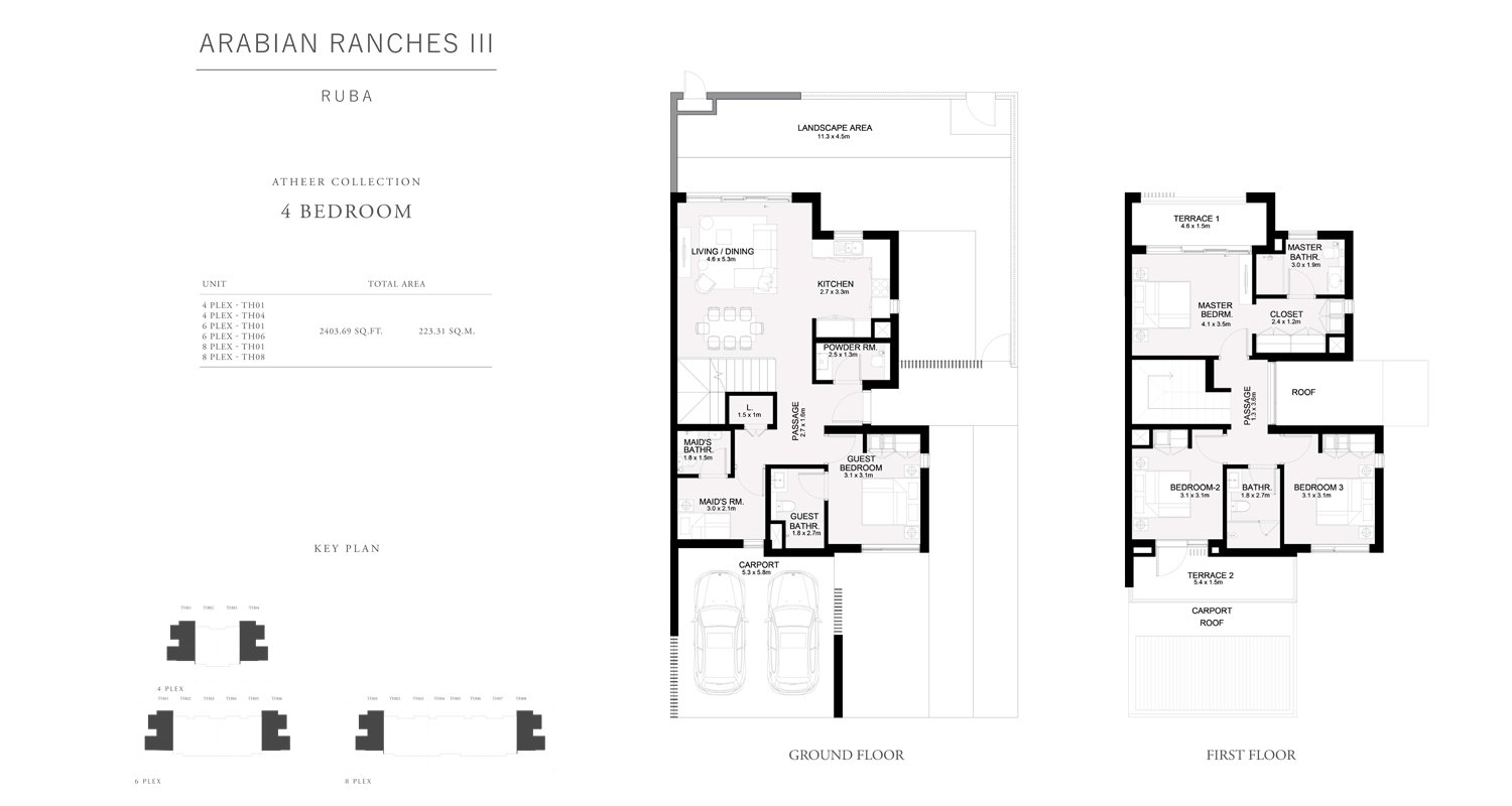 Ruba Townhouses Phase 2 Floor Plan