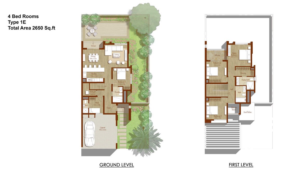 Reem Townhouses Floor Plan