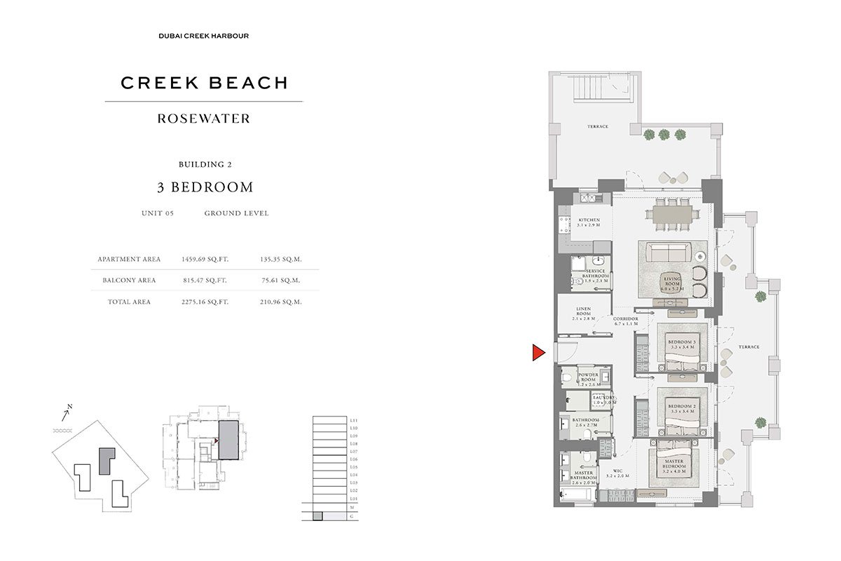 Rosewater at Creek Beach Floor Plan