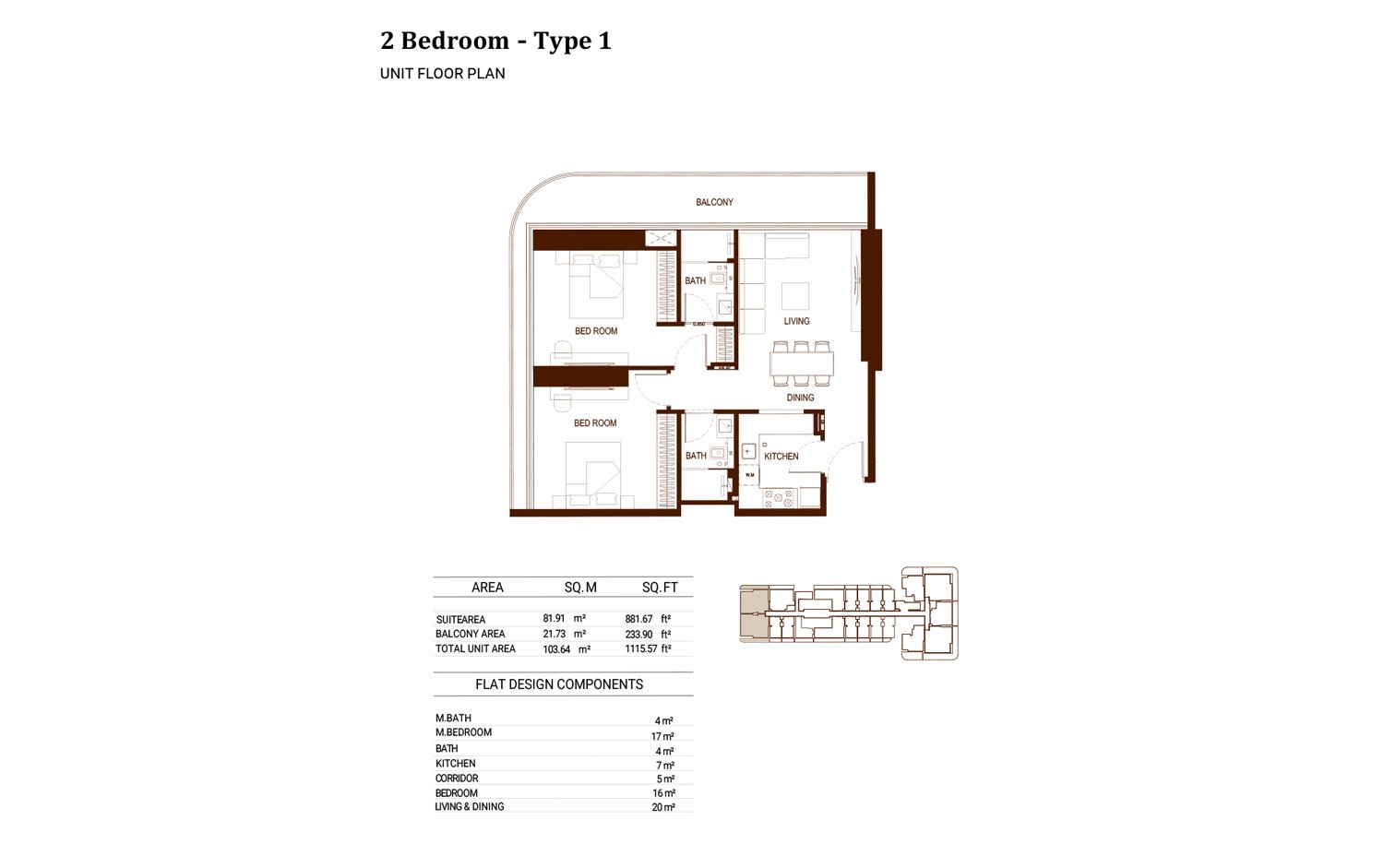 Binghatti Hillviews Floor Plan