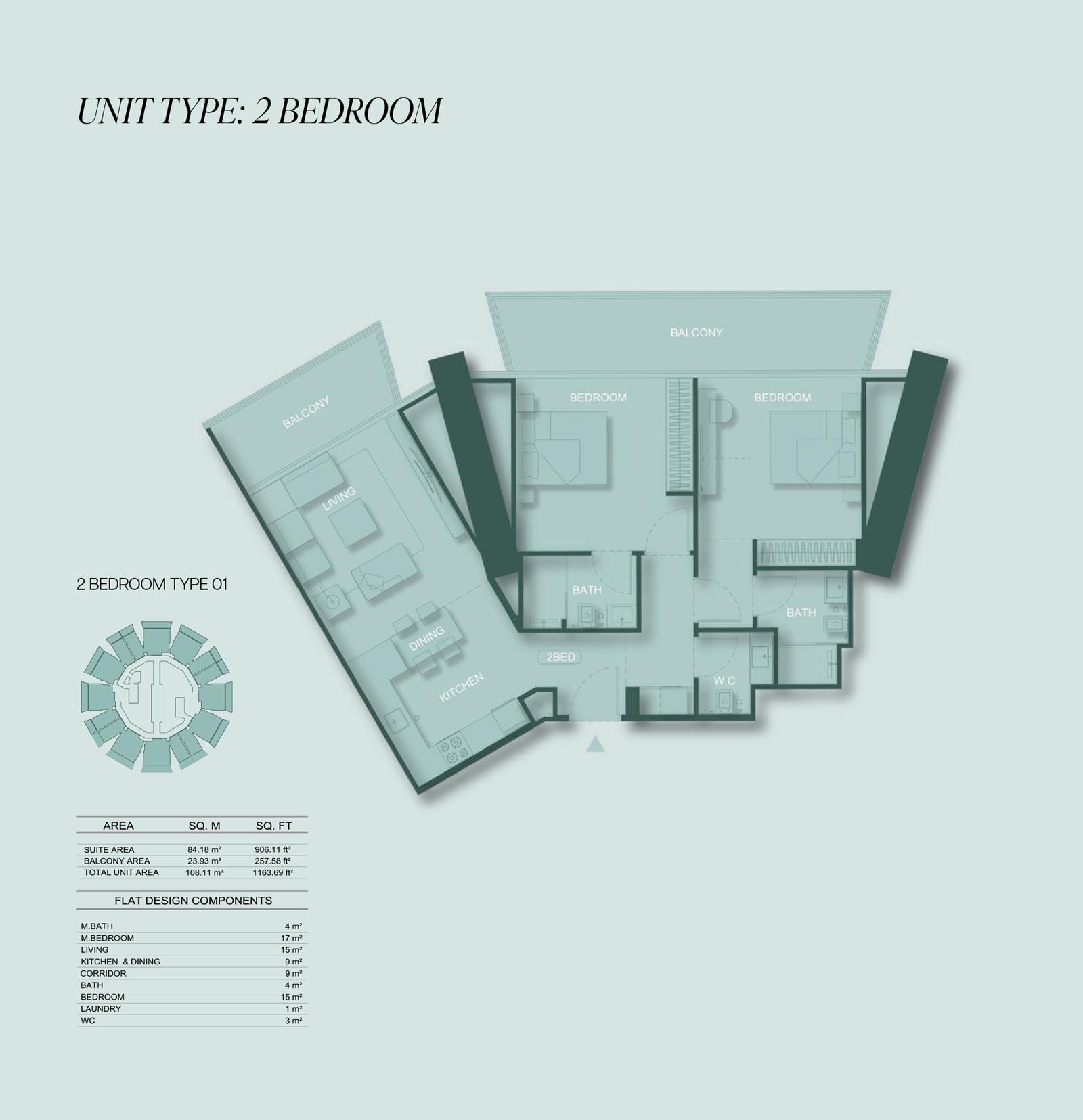 Binghatti Circle Floor Plan