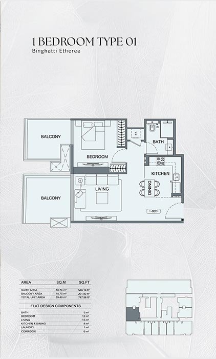 Binghatti Etherea Floor Plan