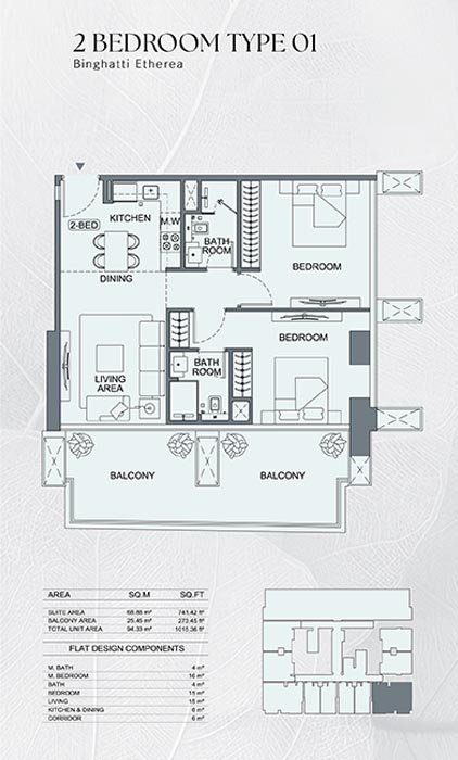 Binghatti Etherea Floor Plan