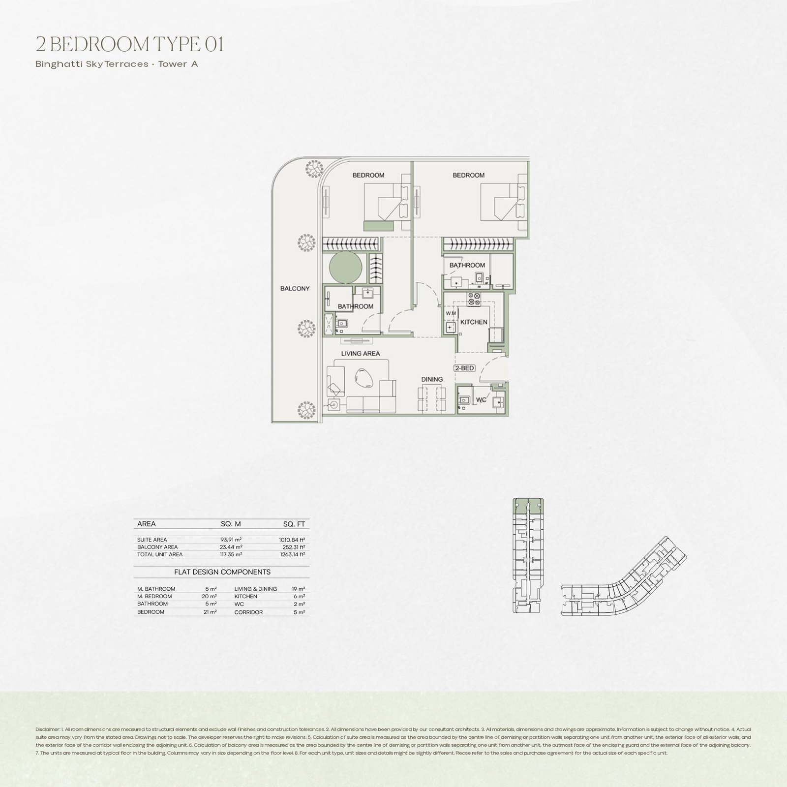 Binghatti SkyTerraces Floor Plan