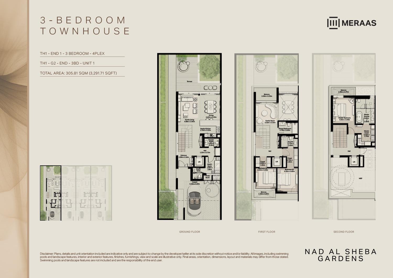 Nad Al Sheba Gardens Phase 8 & 9 Floor Plan