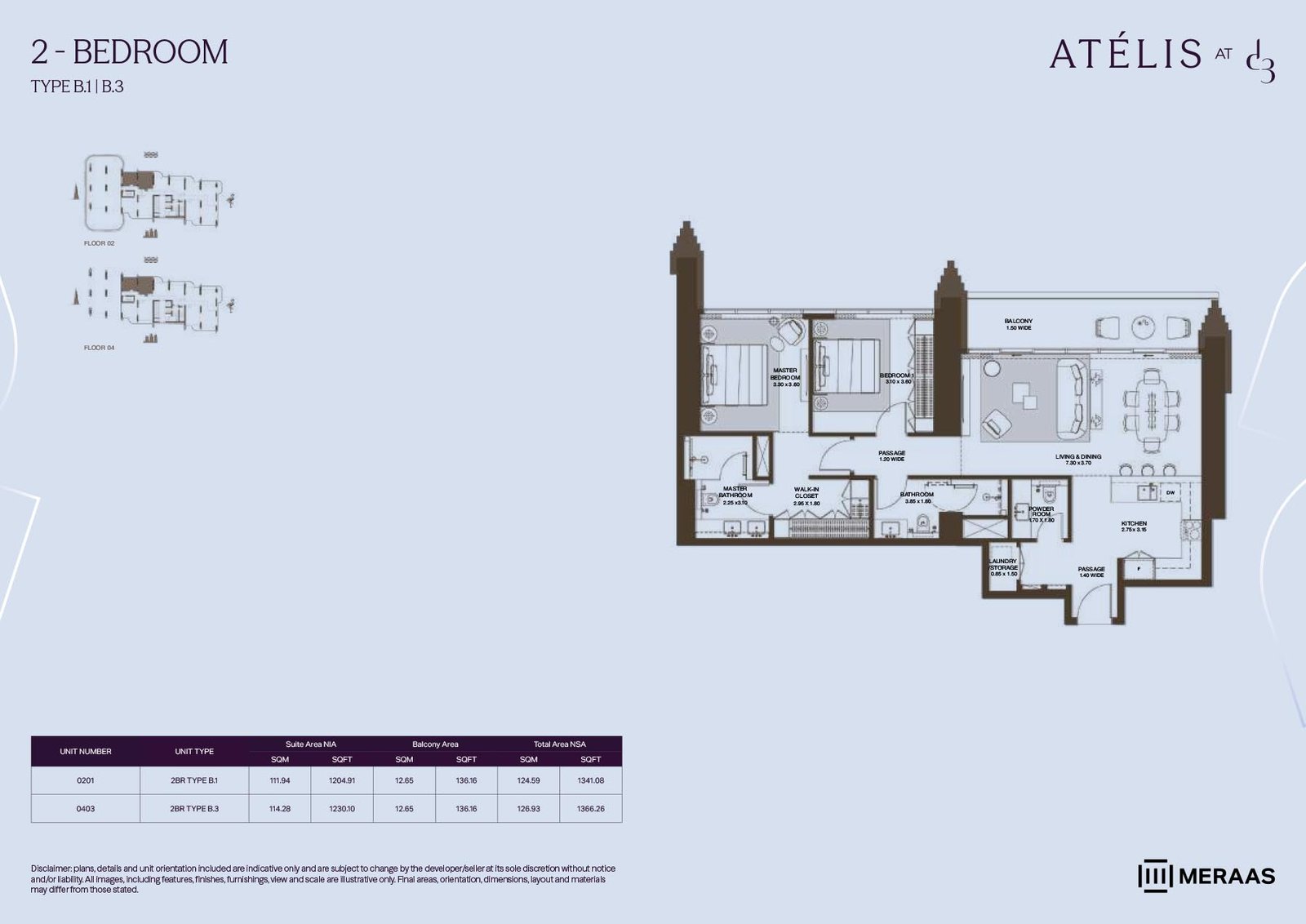 Atelis at D3 Floor Plan