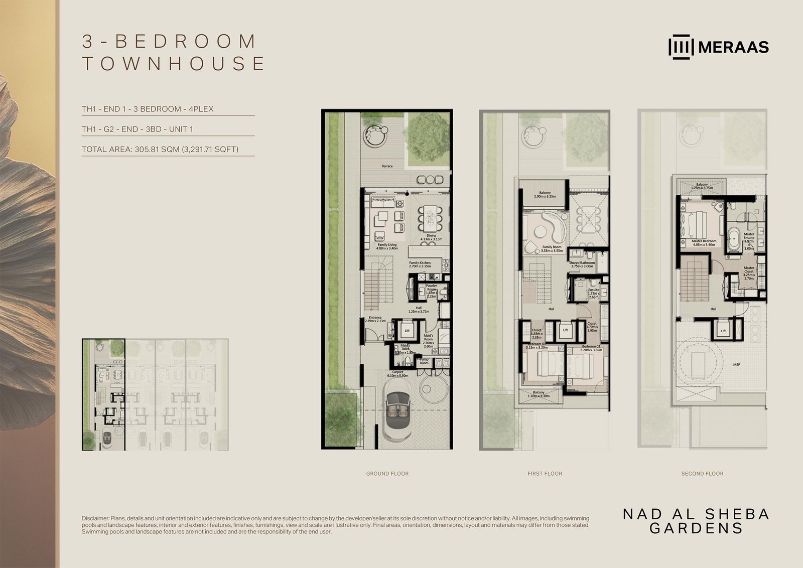 Nad Al Sheba Gardens Phase 11 Floor Plan