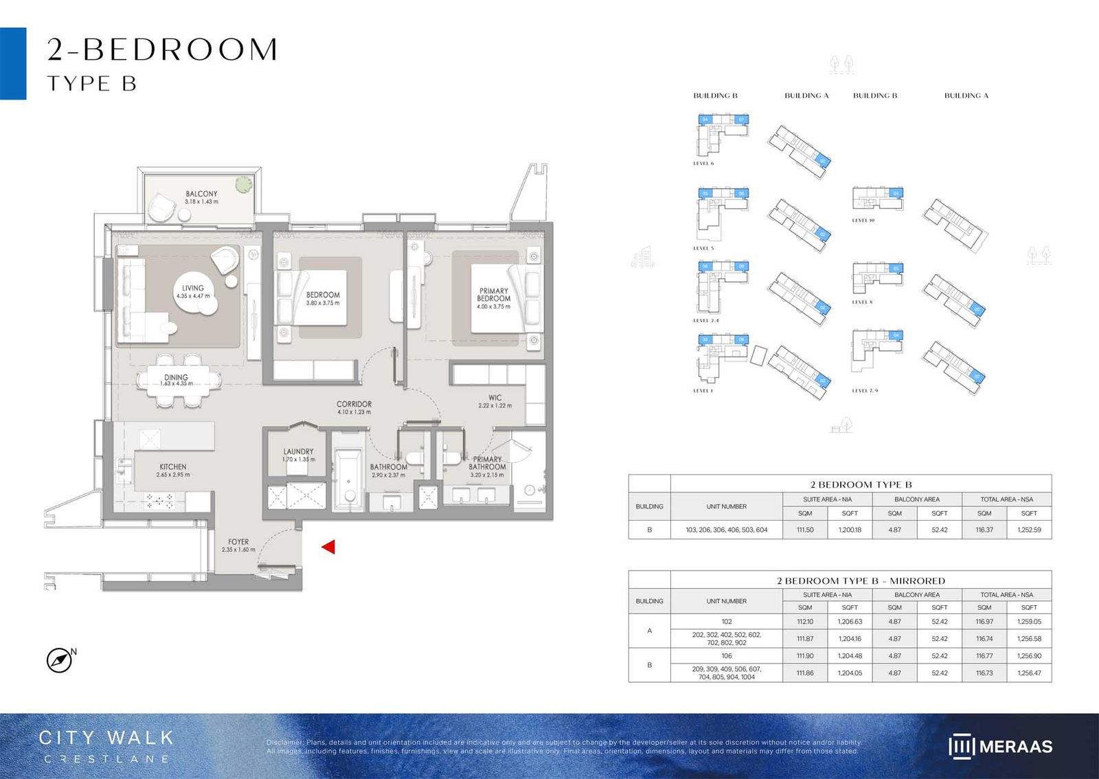 City Walk Crestlane 5 Floor Plan