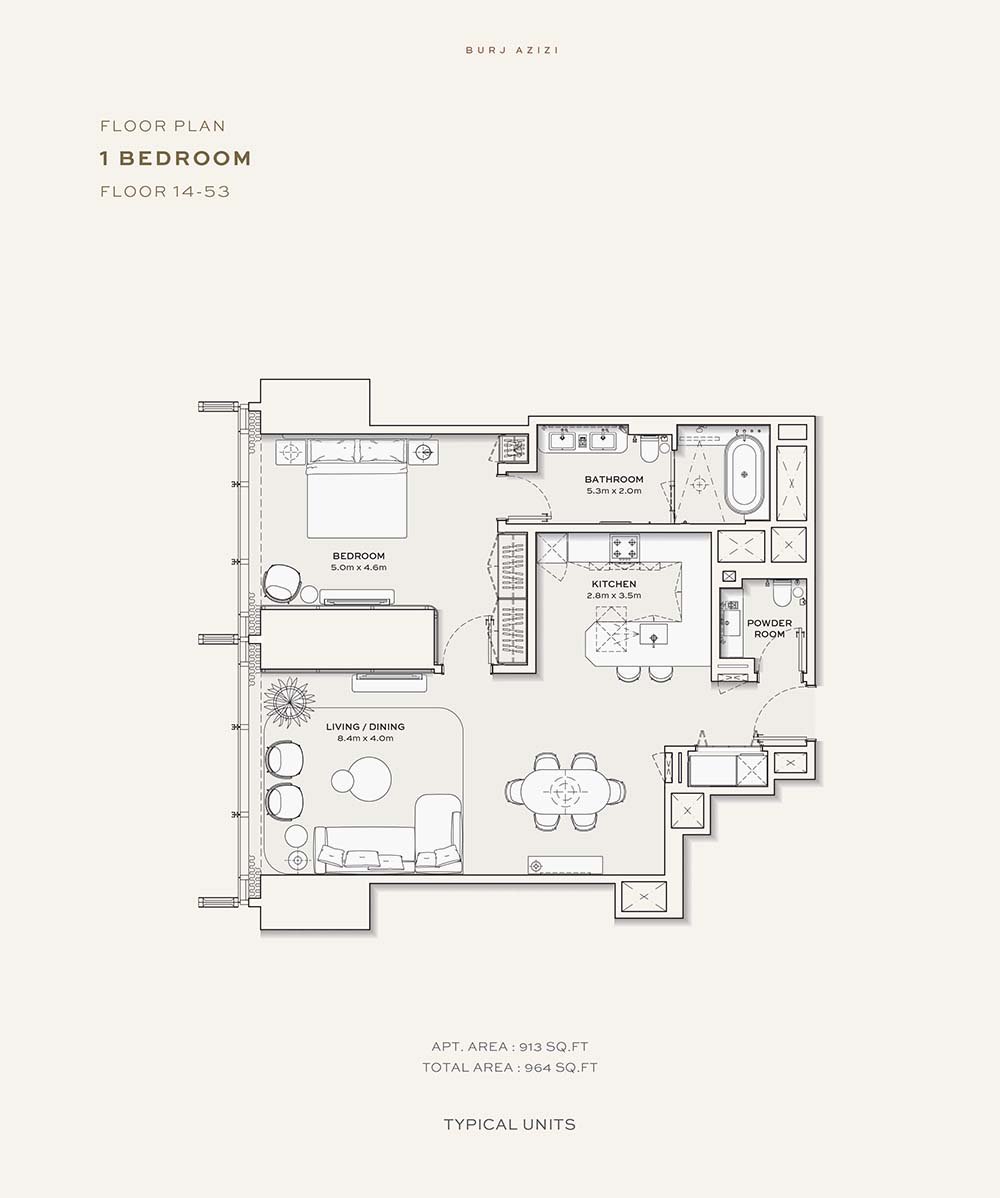 Burj Azizi Floor Plan
