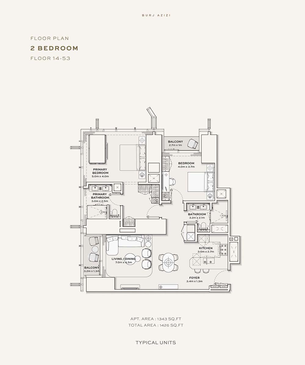 Burj Azizi Floor Plan