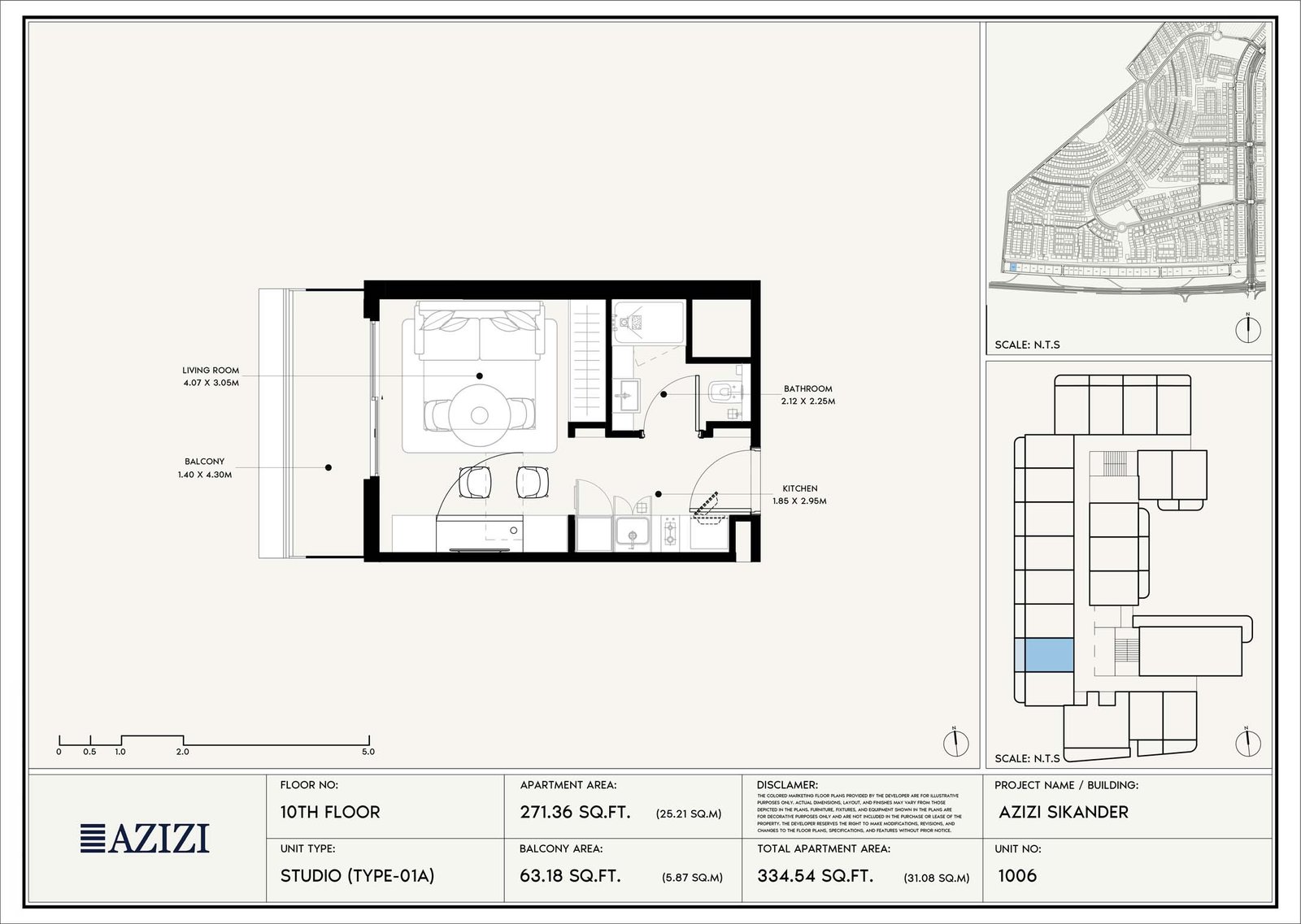 Azizi Sikander Floor Plan
