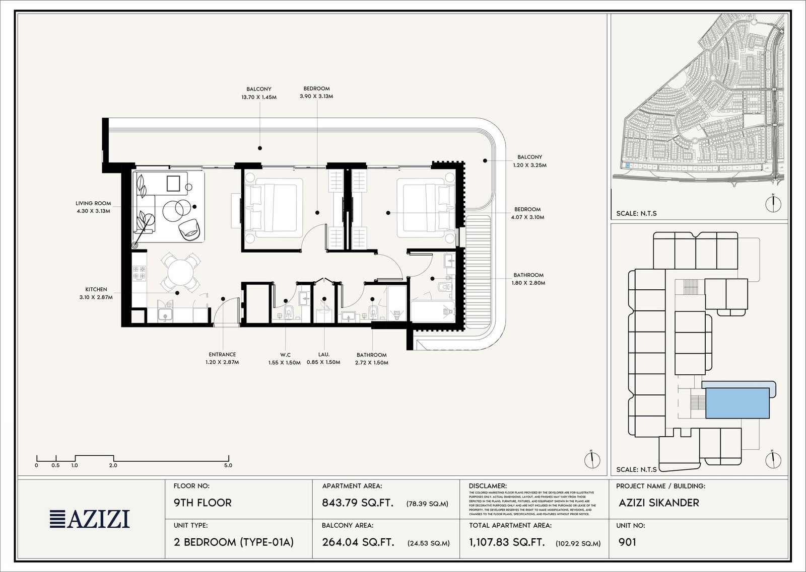 Azizi Sikander Floor Plan