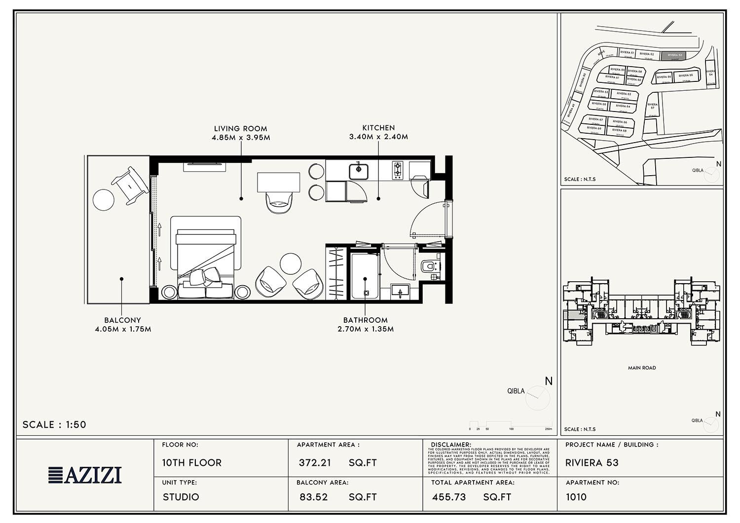 Azizi Riviera 53 Floor Plan